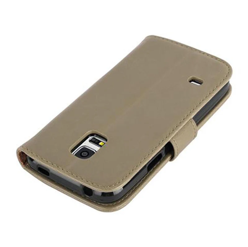Cadorabo Hülle kompatibel mit Samsung Galaxy S5 MINI / S5 MINI DUOS Schutzhülle mit Magnetverschluss, Standfunktion und Kartenfach