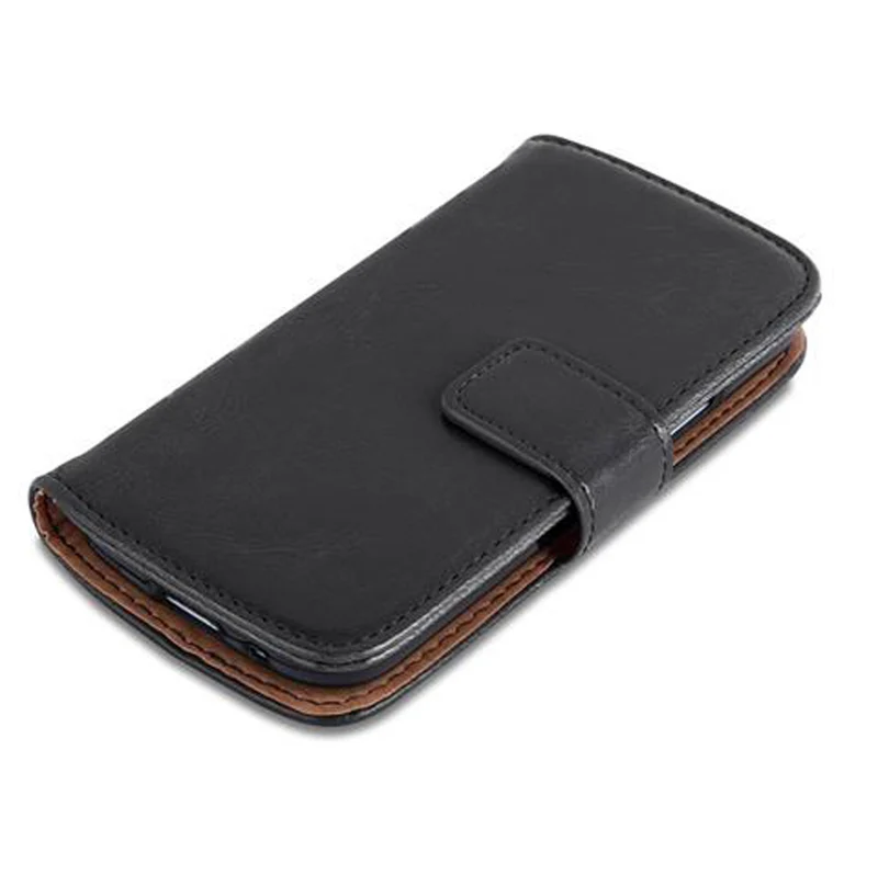 Cadorabo Hülle kompatibel mit Samsung Galaxy S4 MINI Schutzhülle mit Magnetverschluss, Standfunktion und Kartenfach