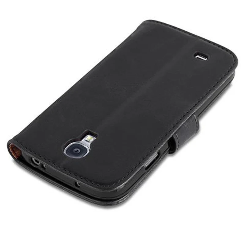 Cadorabo Hülle kompatibel mit Samsung Galaxy S4 Schutzhülle mit Magnetverschluss, Standfunktion und Kartenfach