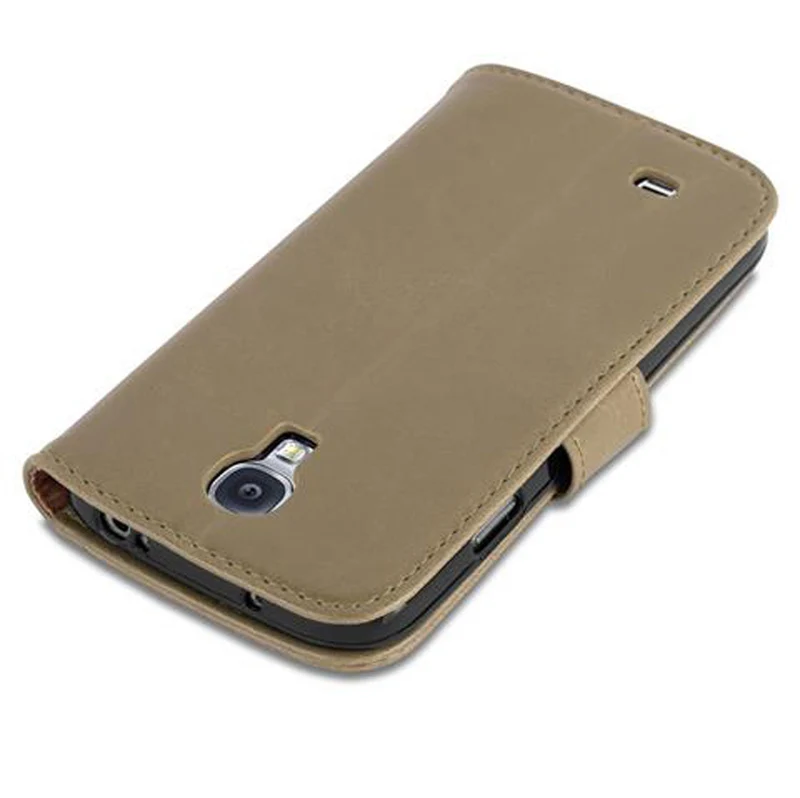 Cadorabo Hülle kompatibel mit Samsung Galaxy S4 Schutzhülle mit Magnetverschluss, Standfunktion und Kartenfach