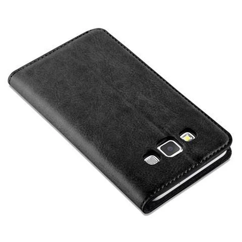 Cadorabo Hülle kompatibel mit Samsung Galaxy A3 2015 Schutzhülle mit Magnetverschluss, Standfunktion und Kartenfach