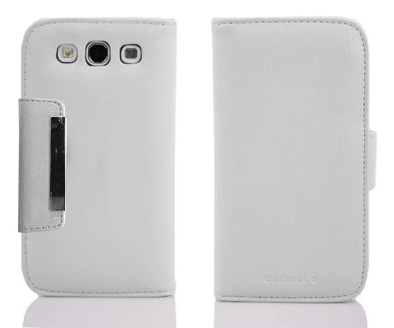 Cadorabo Hülle kompatibel mit Samsung Galaxy S3 / S3 NEO Schutzhülle mit Kartenfach und Magnetverschluss im Slim Design