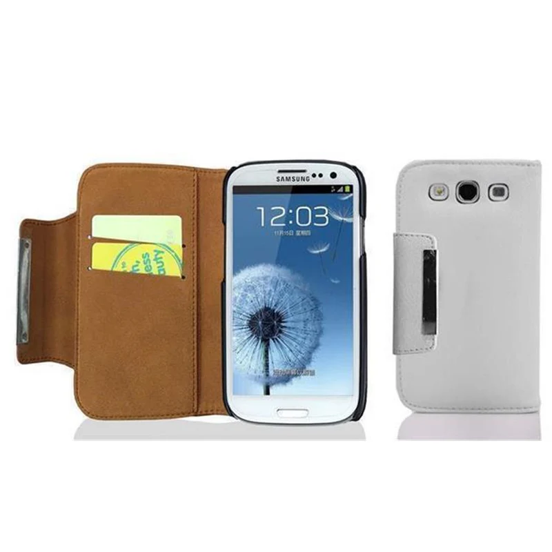 Cadorabo Hülle kompatibel mit Samsung Galaxy S3 / S3 NEO Schutzhülle mit Kartenfach und Magnetverschluss im Slim Design