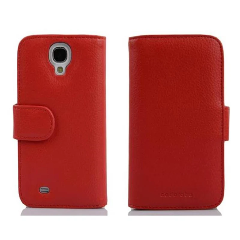 Cadorabo Hülle kompatibel mit Samsung Galaxy S4 Schutzhülle mit Spiegel und Kartenfach