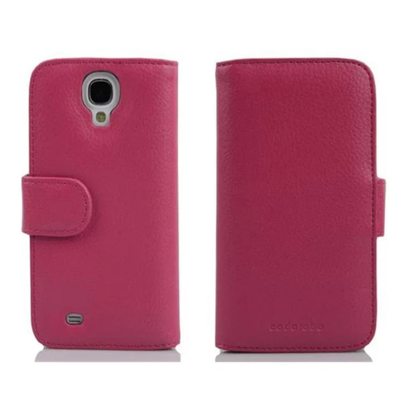 Cadorabo Hülle kompatibel mit Samsung Galaxy S4 Schutzhülle mit Spiegel und Kartenfach