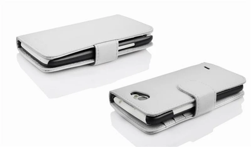 Cadorabo Hülle kompatibel mit LG L70 (1. SIM) Schutzhülle mit Magnetverschluss und 3 Kartenfächern