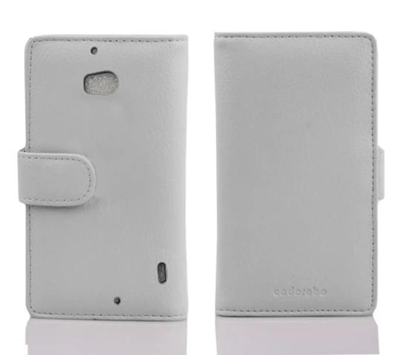 Cadorabo Hülle kompatibel mit Nokia Lumia 929 / 930 Schutzhülle mit Magnetverschluss und 3 Kartenfächern