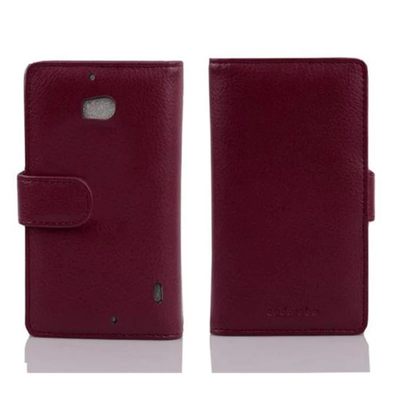 Cadorabo Hülle kompatibel mit Nokia Lumia 929 / 930 Schutzhülle mit Magnetverschluss und 3 Kartenfächern