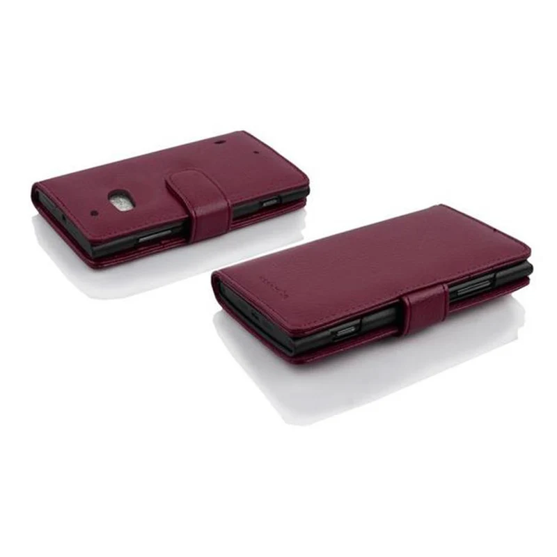 Cadorabo Hülle kompatibel mit Nokia Lumia 929 / 930 Schutzhülle mit Magnetverschluss und 3 Kartenfächern