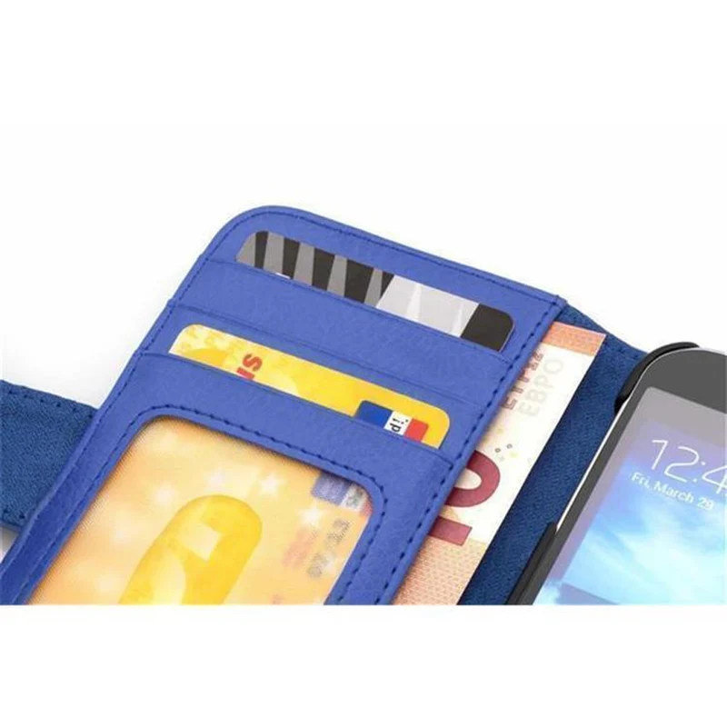 Cadorabo Hülle kompatibel mit HTC ONE M8 MINI Schutzhülle mit Magnetverschluss und 3 Kartenfächern