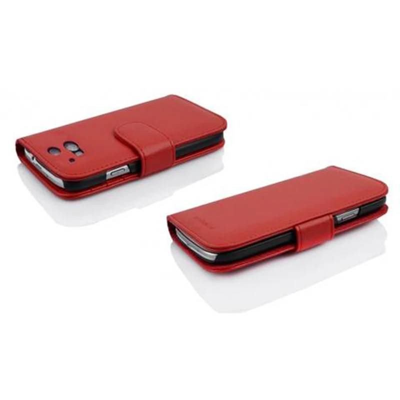 Cadorabo Hülle kompatibel mit HTC ONE M8 Schutzhülle mit Magnetverschluss und 3 Kartenfächern