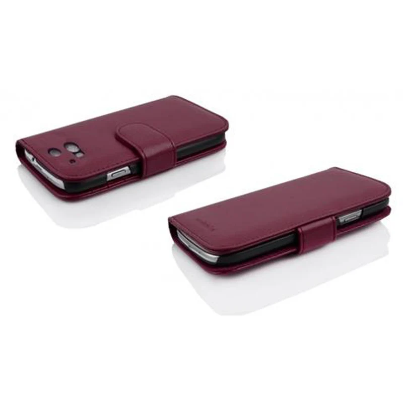 Cadorabo Hülle kompatibel mit HTC ONE M8 Schutzhülle mit Magnetverschluss und 3 Kartenfächern