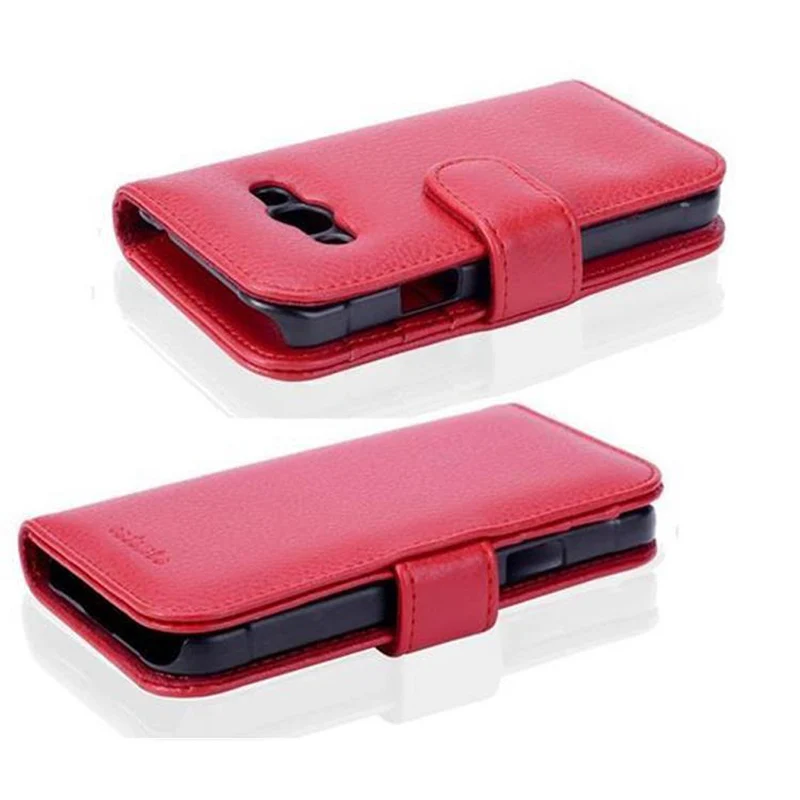 Cadorabo Hülle kompatibel mit Samsung Galaxy XCover 3 Schutzhülle mit Magnetverschluss und 3 Kartenfächern