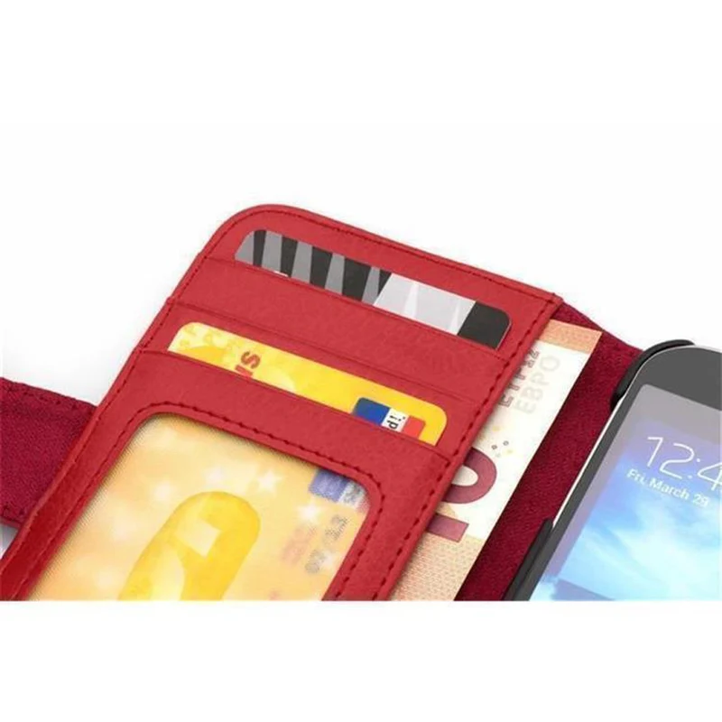 Cadorabo Hülle kompatibel mit Samsung Galaxy XCover 3 Schutzhülle mit Magnetverschluss und 3 Kartenfächern