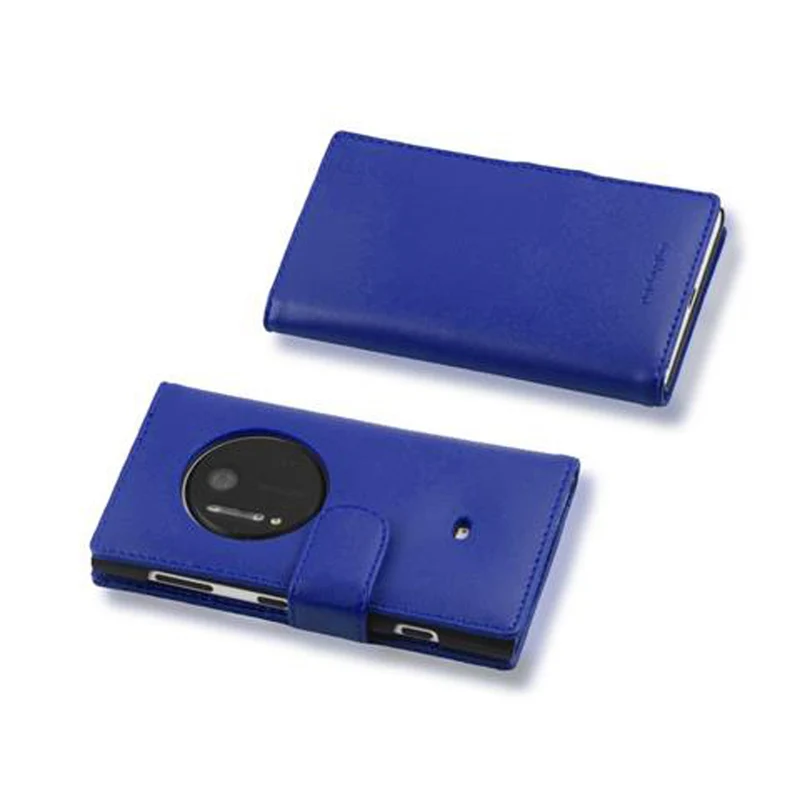 Cadorabo Hülle kompatibel mit Nokia Lumia 1020 Schutzyhülle aus glattem Kunstleder und Kartenfach