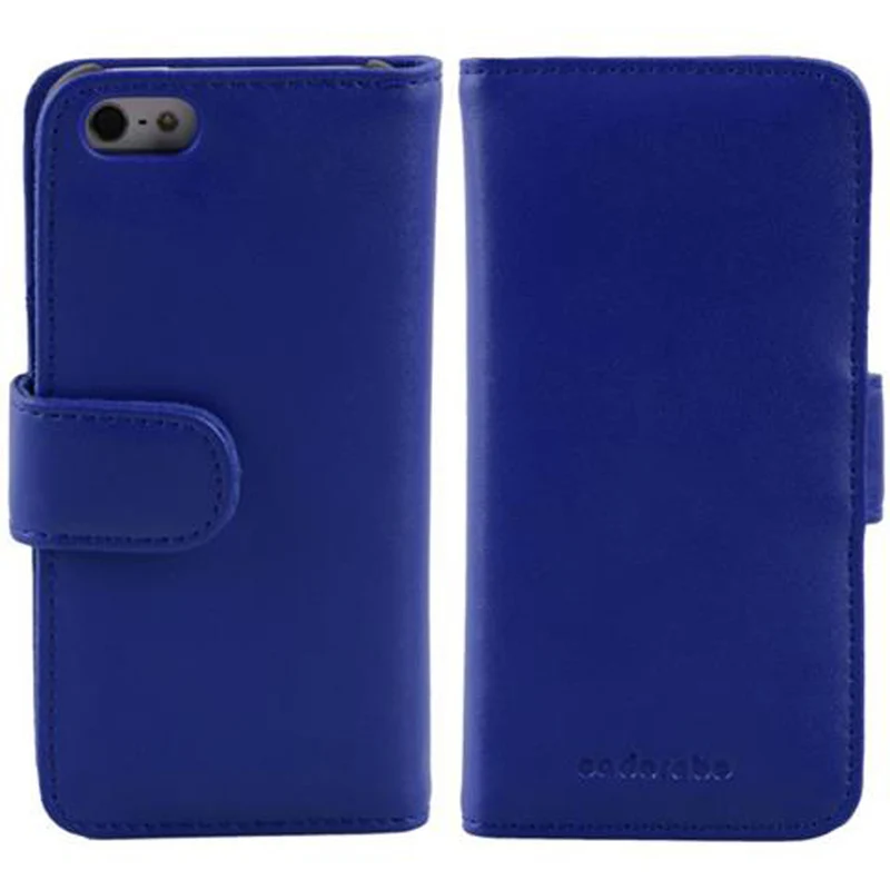 Cadorabo Hülle kompatibel mit Apple iPhone 5C Schutzyhülle aus glattem Kunstleder und Kartenfach