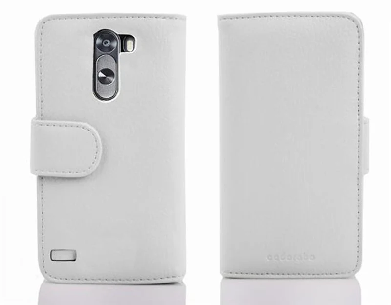 Cadorabo Hülle kompatibel mit LG G2 MINI Schutzhülle aus strukturiertem Kunstleder und Kartenfach