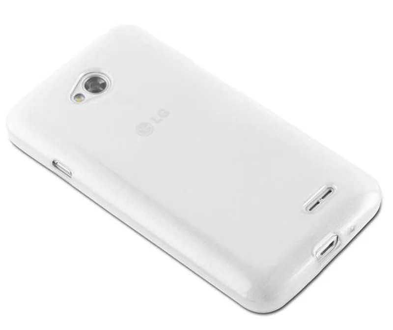 Cadorabo Hülle kompatibel mit LG L70 (1. SIM) Schutzhülle aus flexiblem TPU Silikon im Brushed Design