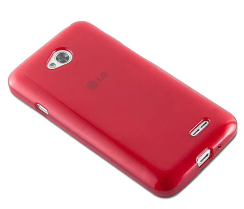 Cadorabo Hülle kompatibel mit LG L70 (1. SIM) Schutzhülle aus flexiblem TPU Silikon im Brushed Design
