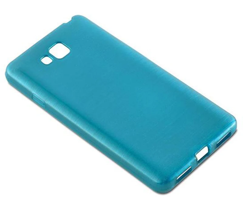 Cadorabo Hülle kompatibel mit LG L9 II Schutzhülle aus flexiblem TPU Silikon im Brushed Design
