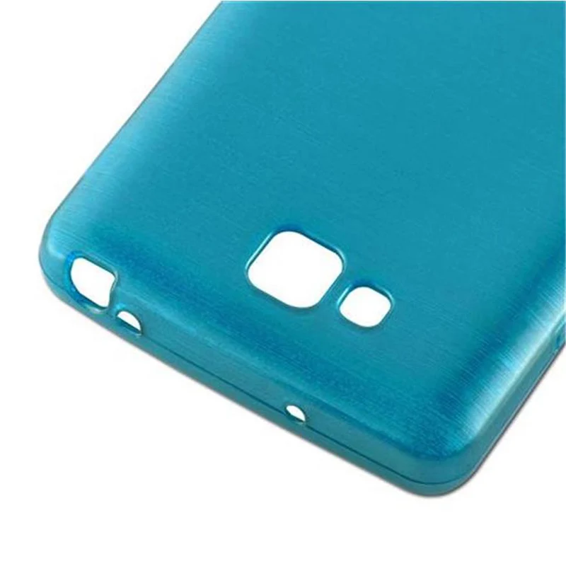 Cadorabo Hülle kompatibel mit LG L9 II Schutzhülle aus flexiblem TPU Silikon im Brushed Design