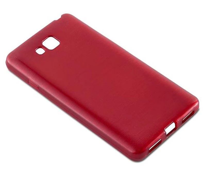 Cadorabo Hülle kompatibel mit LG L9 II Schutzhülle aus flexiblem TPU Silikon im Brushed Design