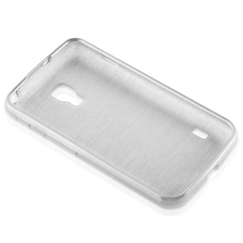 Cadorabo Hülle kompatibel mit LG L7 II (2. SIM) Schutzhülle aus flexiblem TPU Silikon im Brushed Design