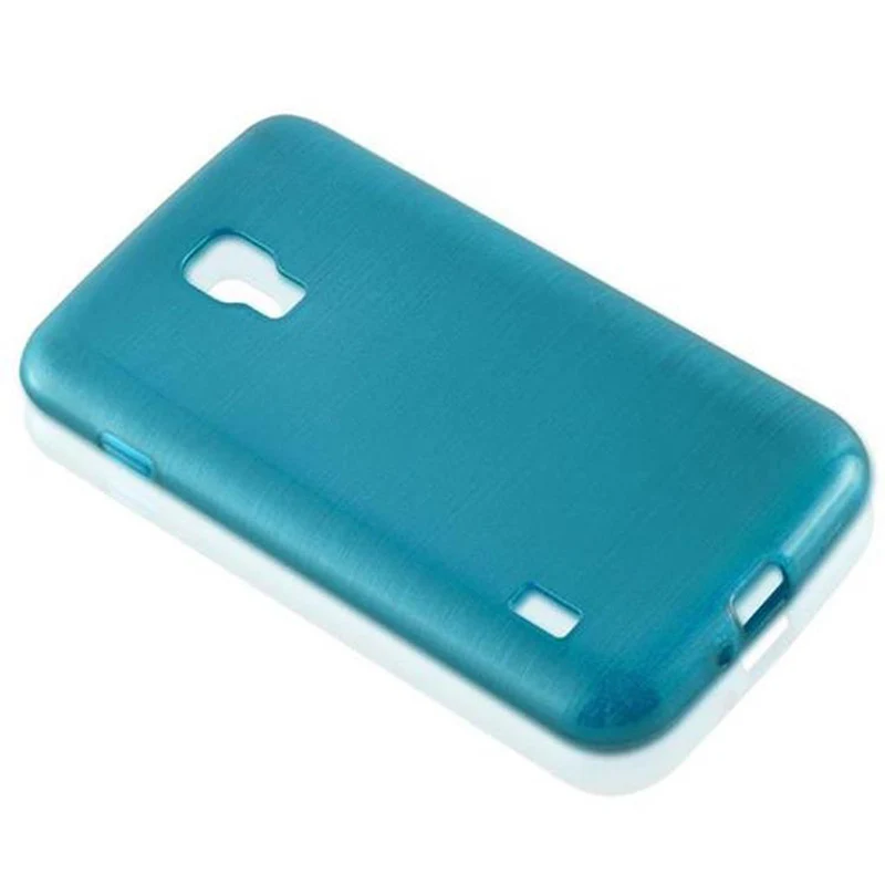 Cadorabo Hülle kompatibel mit LG L7 II (2. SIM) Schutzhülle aus flexiblem TPU Silikon im Brushed Design