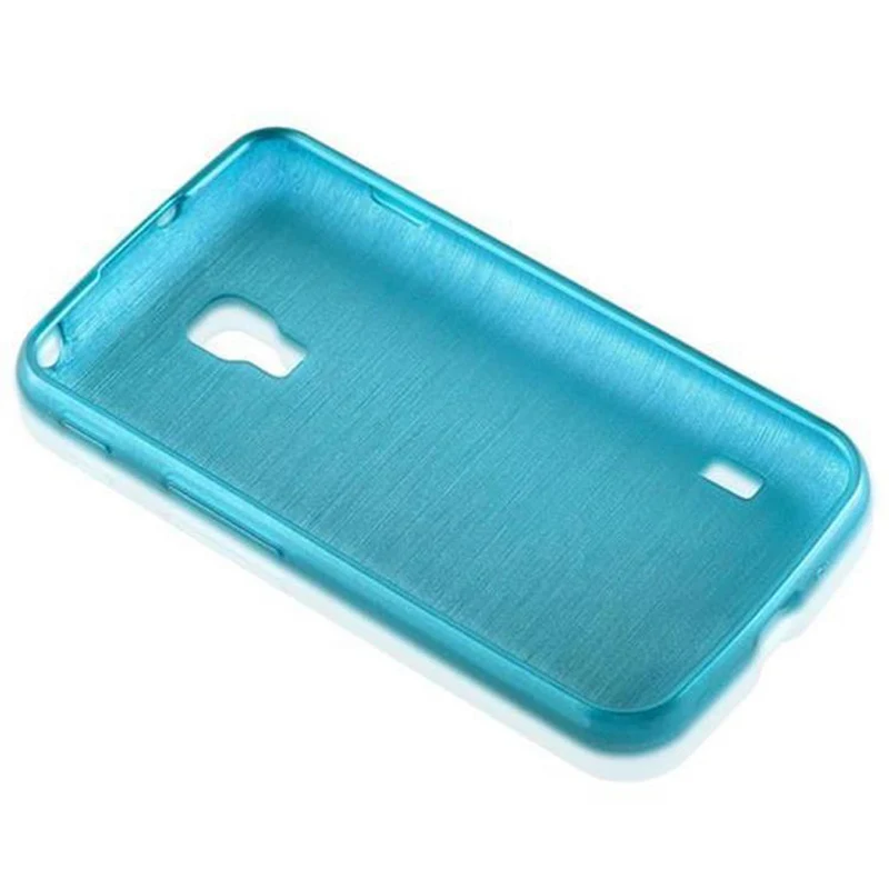 Cadorabo Hülle kompatibel mit LG L7 II (2. SIM) Schutzhülle aus flexiblem TPU Silikon im Brushed Design