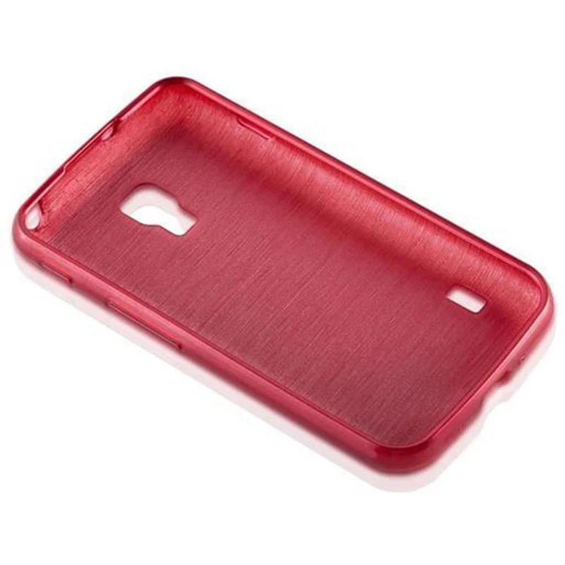 Cadorabo Hülle kompatibel mit LG L7 II (2. SIM) Schutzhülle aus flexiblem TPU Silikon im Brushed Design