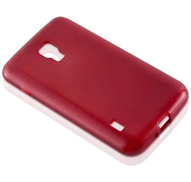 Cadorabo Hülle kompatibel mit LG L7 II (2. SIM) Schutzhülle aus flexiblem TPU Silikon im Brushed Design