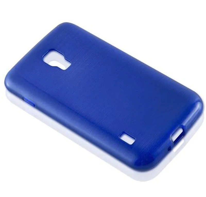 Cadorabo Hülle kompatibel mit LG L7 II (2. SIM) Schutzhülle aus flexiblem TPU Silikon im Brushed Design