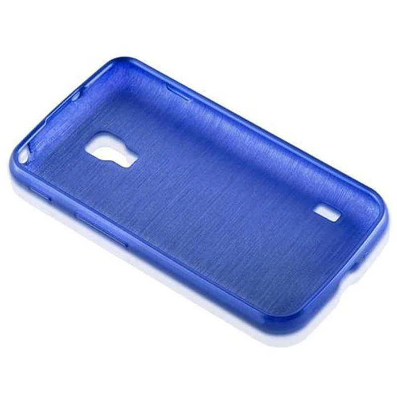 Cadorabo Hülle kompatibel mit LG L7 II (2. SIM) Schutzhülle aus flexiblem TPU Silikon im Brushed Design