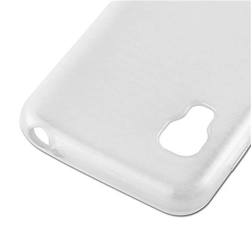 Cadorabo Hülle kompatibel mit LG L5 II (2. SIM) Schutzhülle aus flexiblem TPU Silikon im Brushed Design
