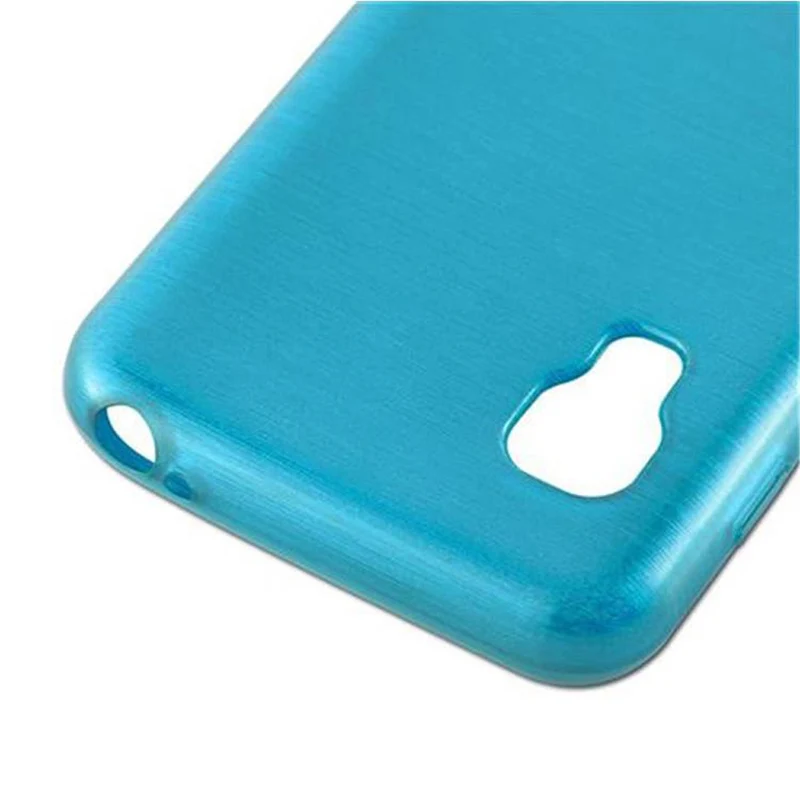 Cadorabo Hülle kompatibel mit LG L5 II (2. SIM) Schutzhülle aus flexiblem TPU Silikon im Brushed Design