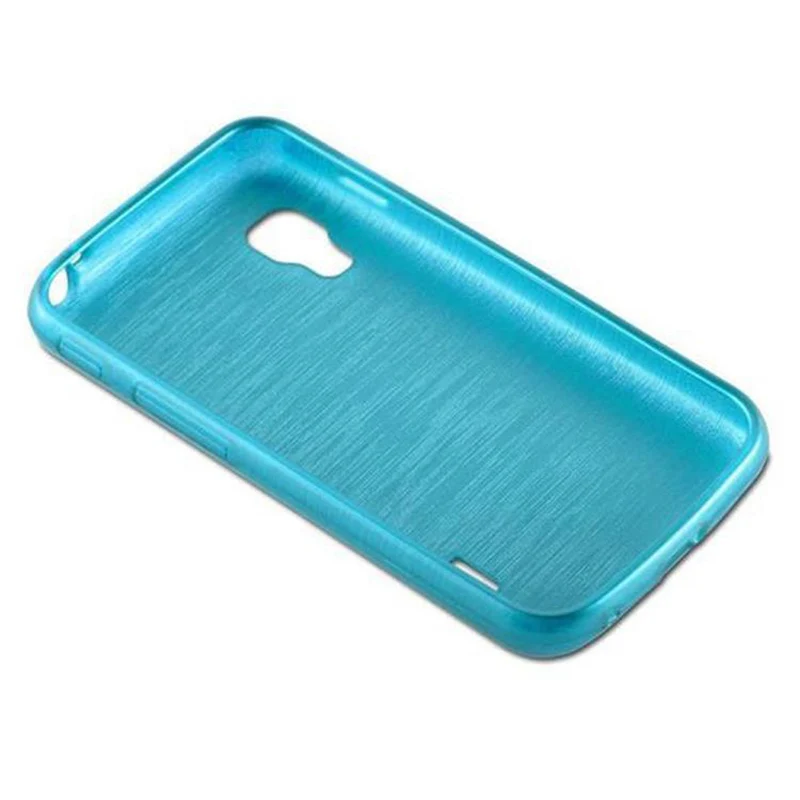 Cadorabo Hülle kompatibel mit LG L5 II (2. SIM) Schutzhülle aus flexiblem TPU Silikon im Brushed Design