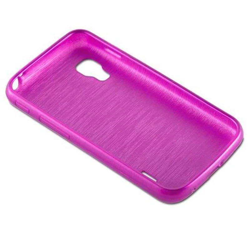 Cadorabo Hülle kompatibel mit LG L5 II (2. SIM) Schutzhülle aus flexiblem TPU Silikon im Brushed Design