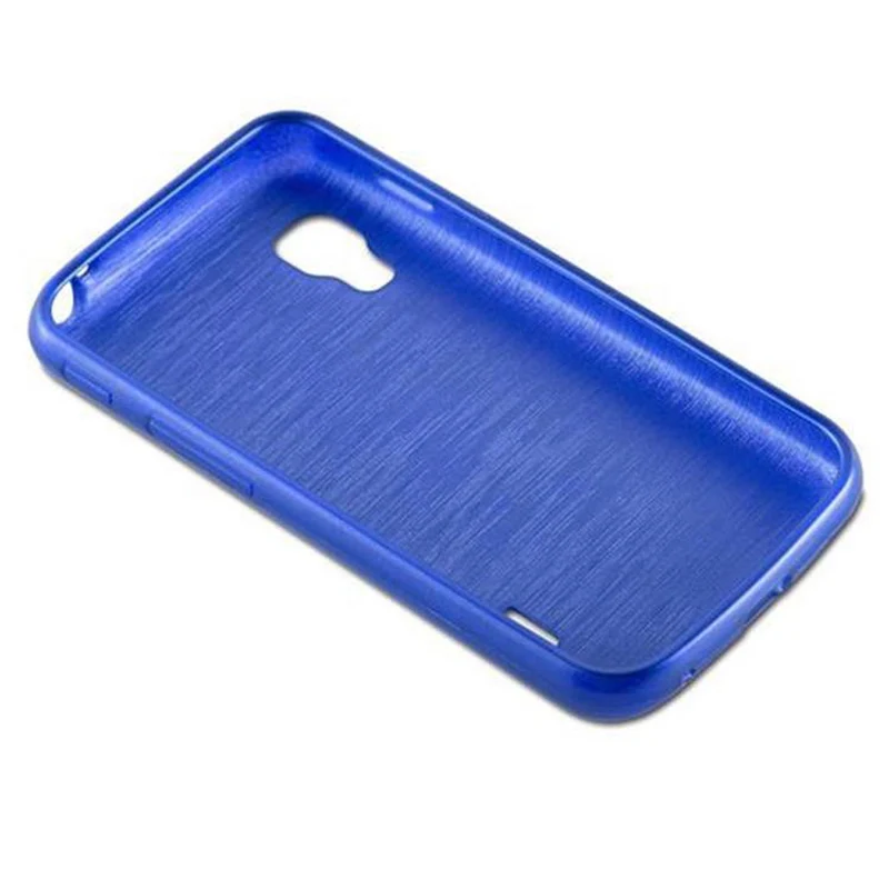 Cadorabo Hülle kompatibel mit LG L5 II (2. SIM) Schutzhülle aus flexiblem TPU Silikon im Brushed Design
