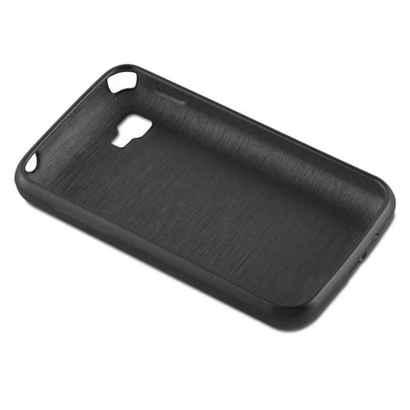 Cadorabo Hülle kompatibel mit LG L4 II Schutzhülle aus flexiblem TPU Silikon im Brushed Design