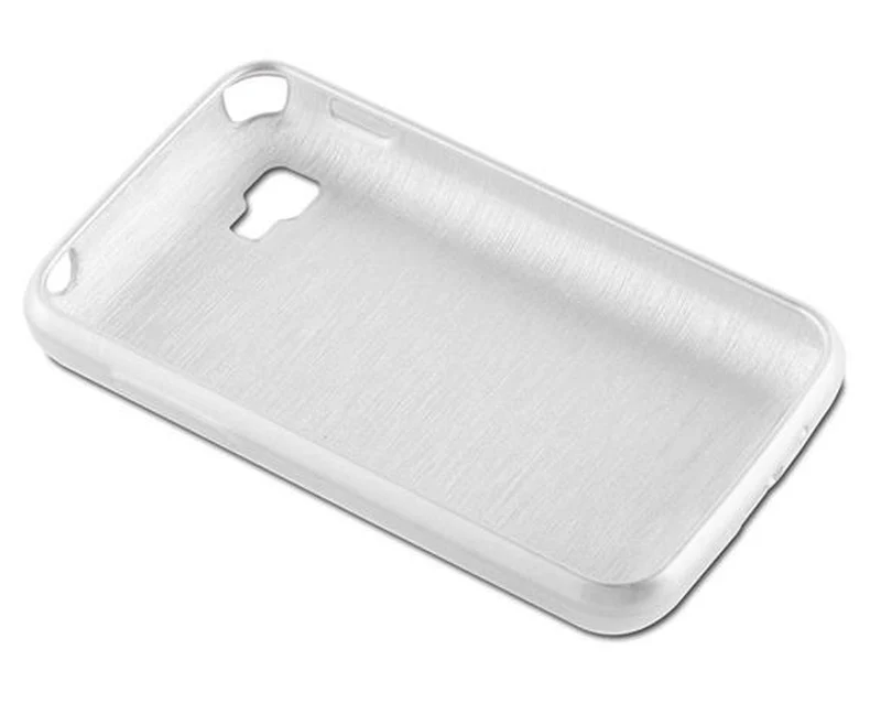 Cadorabo Hülle kompatibel mit LG L4 II Schutzhülle aus flexiblem TPU Silikon im Brushed Design