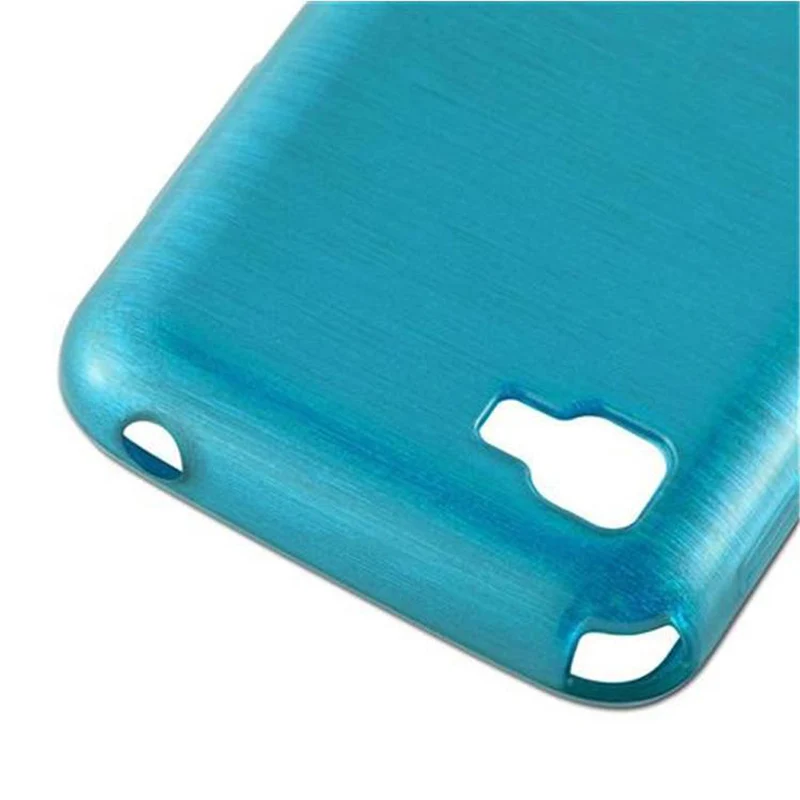 Cadorabo Hülle kompatibel mit LG L4 II Schutzhülle aus flexiblem TPU Silikon im Brushed Design
