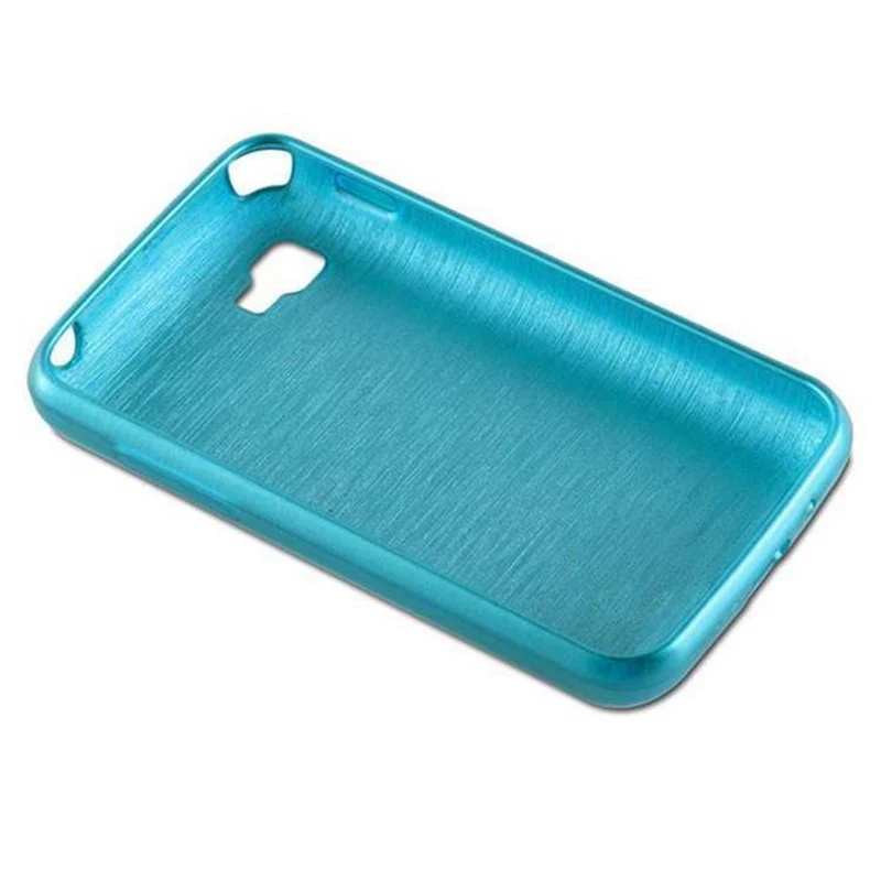 Cadorabo Hülle kompatibel mit LG L4 II Schutzhülle aus flexiblem TPU Silikon im Brushed Design