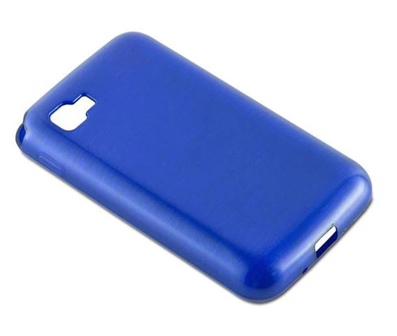 Cadorabo Hülle kompatibel mit LG L4 II Schutzhülle aus flexiblem TPU Silikon im Brushed Design