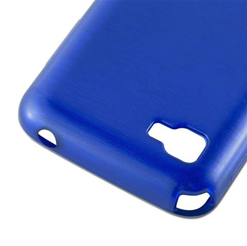 Cadorabo Hülle kompatibel mit LG L4 II Schutzhülle aus flexiblem TPU Silikon im Brushed Design