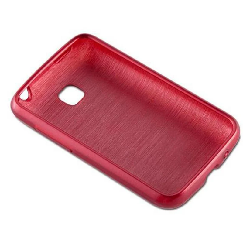 Cadorabo Hülle kompatibel mit LG L3 II (2. SIM) Schutzhülle aus flexiblem TPU Silikon im Brushed Design