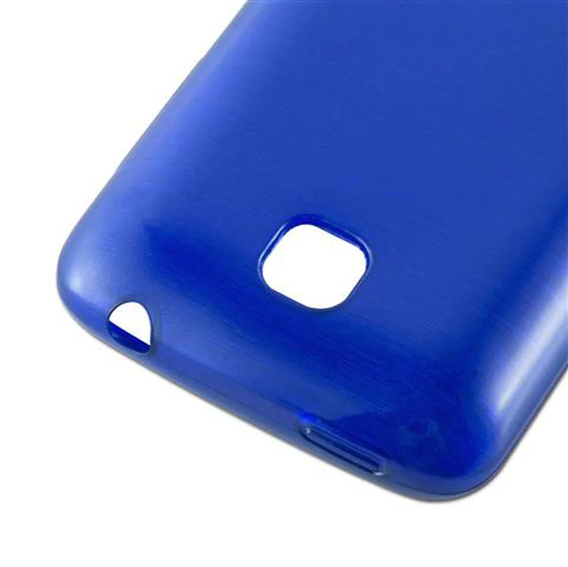 Cadorabo Hülle kompatibel mit LG L3 II (2. SIM) Schutzhülle aus flexiblem TPU Silikon im Brushed Design