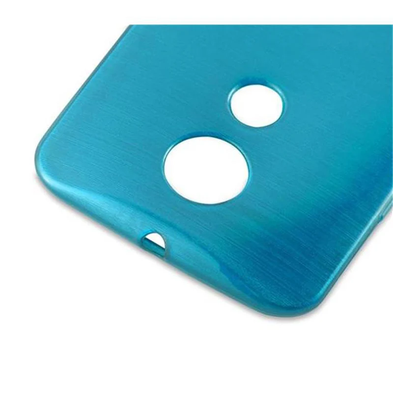 Cadorabo Hülle kompatibel mit Motorola MOTO X2 Schutzhülle aus flexiblem TPU Silikon im Brushed Design