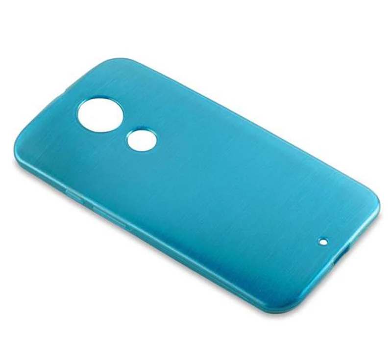 Cadorabo Hülle kompatibel mit Motorola MOTO X2 Schutzhülle aus flexiblem TPU Silikon im Brushed Design