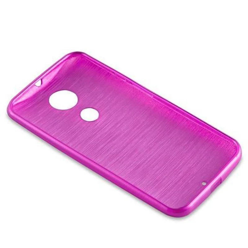 Cadorabo Hülle kompatibel mit Motorola MOTO X2 Schutzhülle aus flexiblem TPU Silikon im Brushed Design