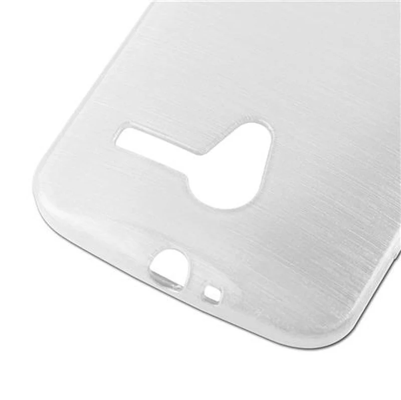 Cadorabo Hülle kompatibel mit Motorola MOTO X Schutzhülle aus flexiblem TPU Silikon im Brushed Design